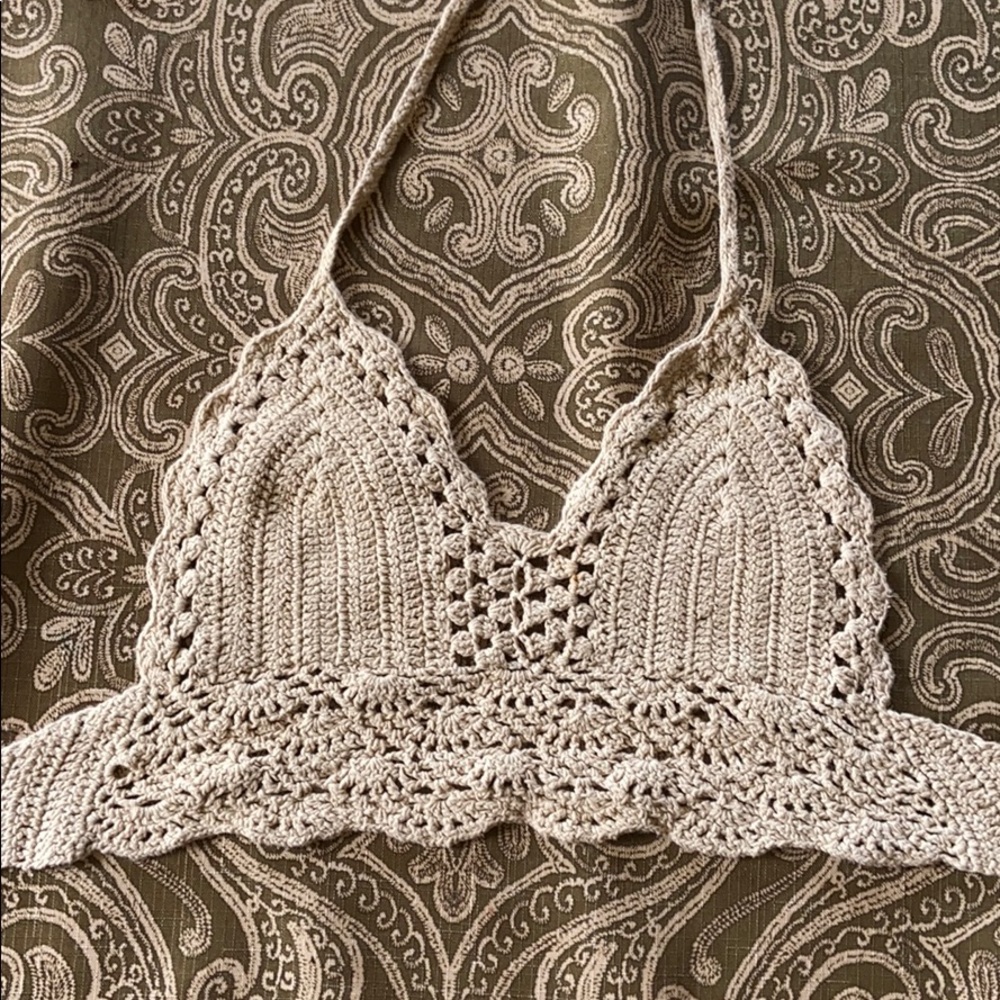 Crochet Crop Top/Bikini top